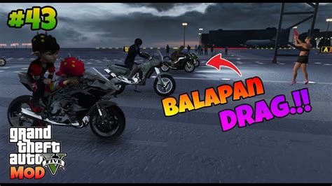 Gta Mod Boboiboy Api Dan Halilintar Balapan Drag Motor Youtube