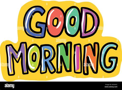 Good Morning Cut Out Stock Images Pictures Alamy