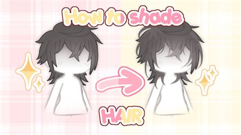 Gacha Hair Shading Tutorial Ibispaint Only Youtube