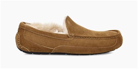 Ugg Suede Ascot Slipper Ascot Slipper In Chestnut Brown For Men Lyst