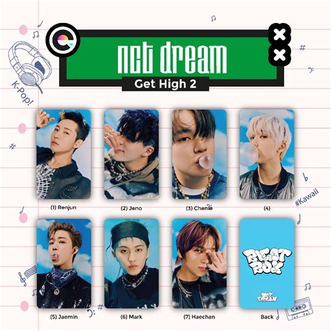 Jual Photocard NCT Dream Get High 2 Jaemin Jisung Mark Lee Renjun Jeno