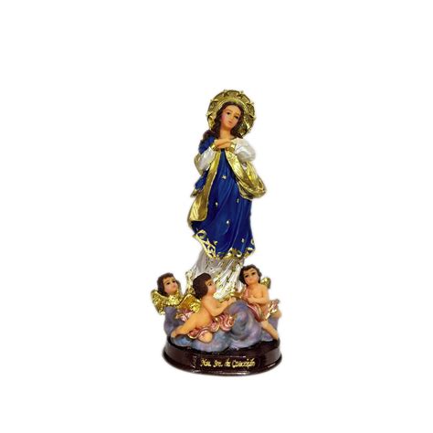 Nossa Senhora Imaculada Conceição 20cm Resina Elo7