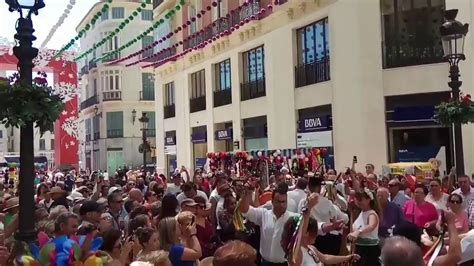 Feria de Málaga 2019 Panda de Verdiales en Calle Larios YouTube