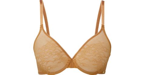 Gossard Glossies Lace Sheer Bra Spiced Honey • Pris