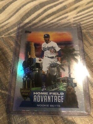 Mookie Betts Topps Home Feild Advantage Ha Ebay