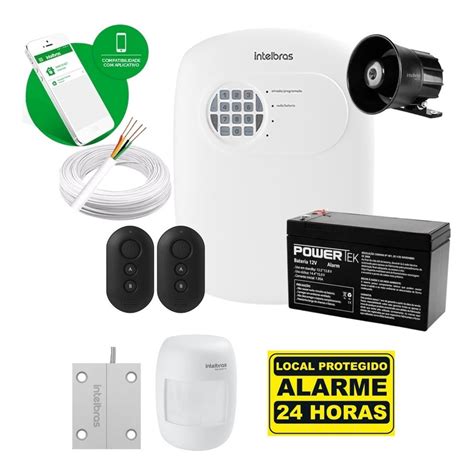 Kit Alarme Intelbras Sensor Cf Porta De Aço E Infravermelho no Shoptime