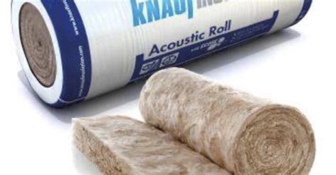 50mm Knauf Earthwool Acoustic Insulation Roll Glass Mineral Wool