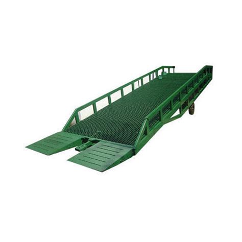 Mild Steel Dock Ramp For Container Loading Unloading Size Capacity