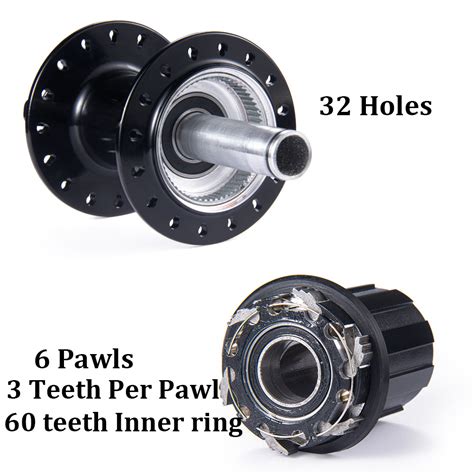 Pawls Cycle Hub Thru Qr Aluminum Sealed Hubs Front Rear Holes Disc