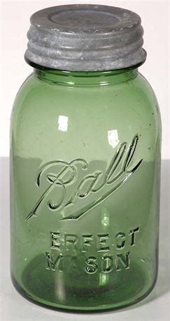 North American Glass Ball Perfect Mason Quart Strong Green