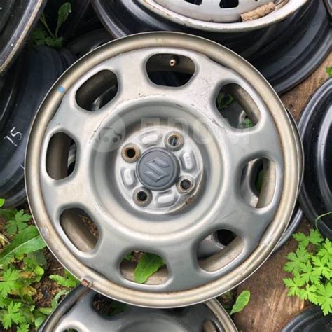 Диски R 15 Suzuki, 15", 1 шт, 4x100, штампованный, 54,1 мм. 4 шт, б/у ...