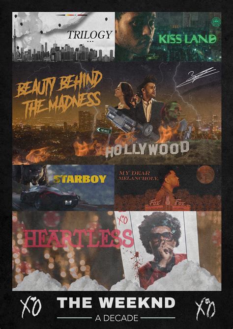 The Weeknd Poster Trilogy