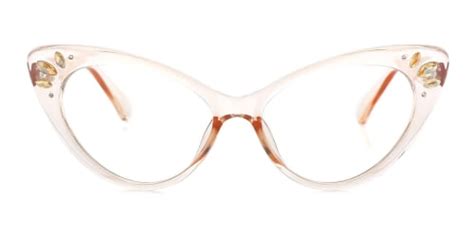 Pink Cateye Gorgeous Unique Full Rim Plastic Medium Glasses For Female From Wherelight