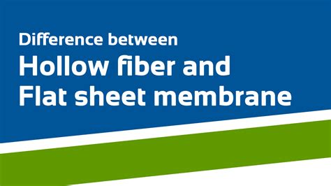 Difference between hollow fiber and flat sheet membrane Archives - imemflo