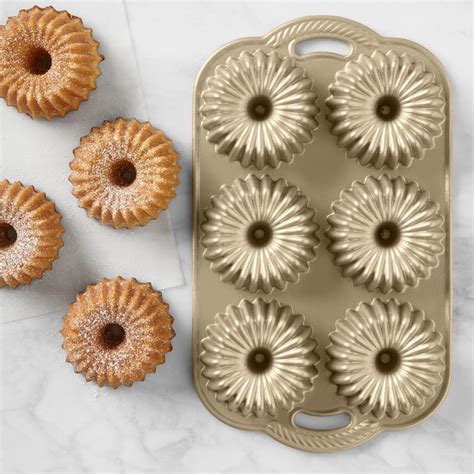 Nordic Ware Brilliance Cakelet Pan 6 Well Williams Sonoma Au