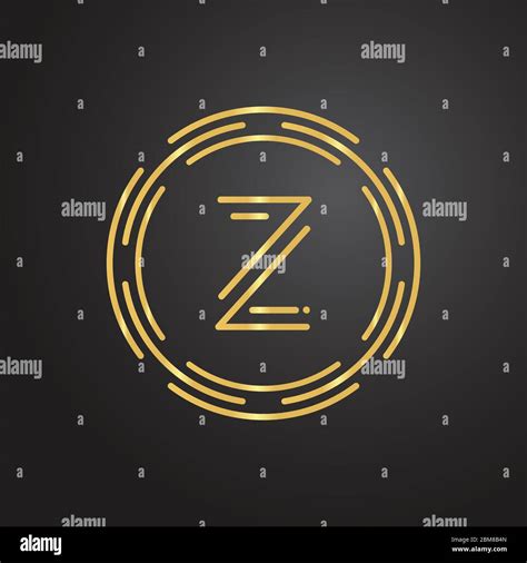 Initial Letter Z Logo With Luxury Business Typography Vector Template