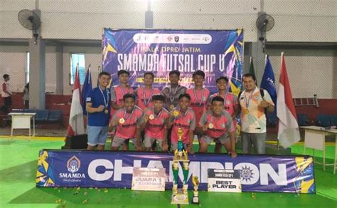 Ini Kunci Sukses MTsN 2 Malang Pertahankan Juara Smamda Futsal Cup V