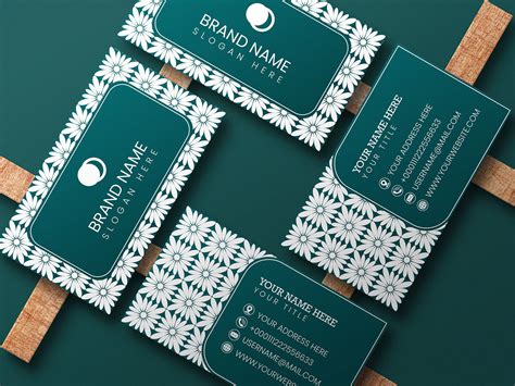 Floral Business Card Design on Behance