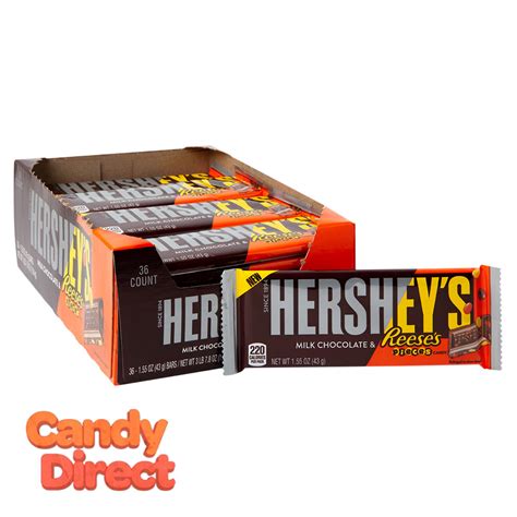 Hershey S With Reese S Pieces Milk Chocolate 1 55oz 36ct