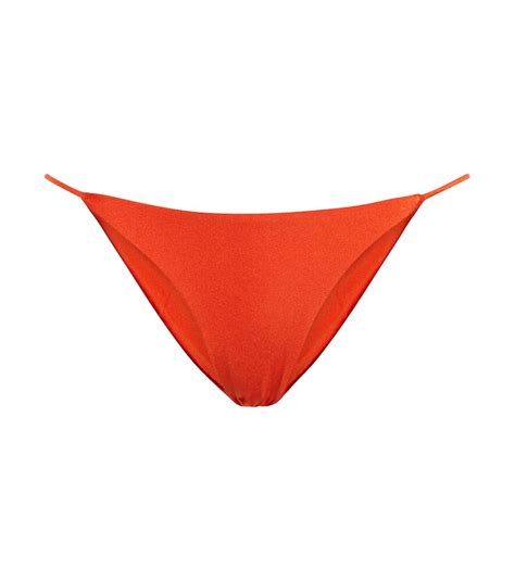 Buy Jade Swim Bare Minimum Bikini Bottoms Orange At 30 Off