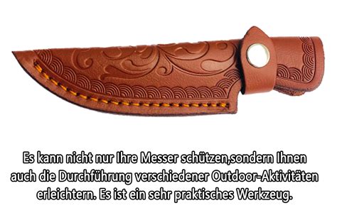 Longhao Lederscheide Messerscheide Leder Taschenmesser Holster