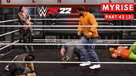 WWE 2K22 MyRise Walkthrough Gameplay Part 42 2nd Part Vanny