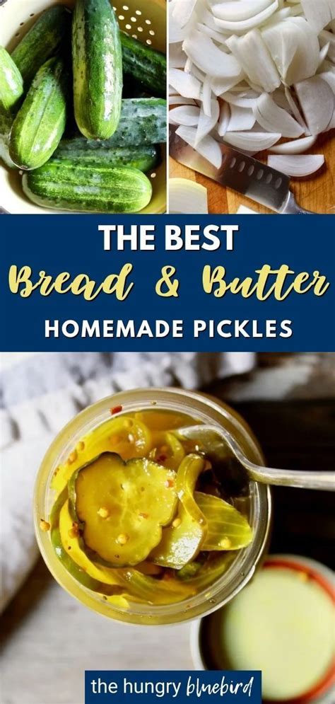 The Best Bread And Butter Pickles Canning Recipe The Hungry Bluebird Recipe Pickle Butter