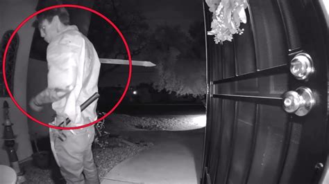 Top Disturbing Moments Caught On Doorbell Camera Part Youtube