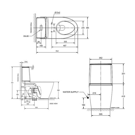 American Standard Acacia Supasleek Close Coupled Toilet Pbangla Net