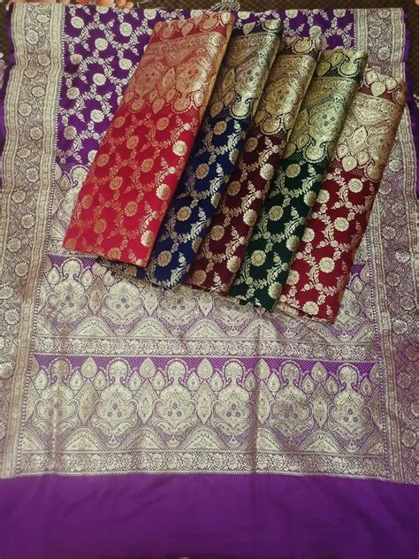 Handloom Zari Work Traditional Wedding Wear Banarasi Pure Katan Silk