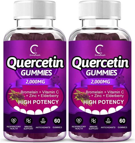 Amazon Quercetin Gummies Quercetin With Bromelain Vitamin C