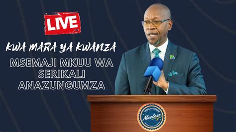 Live Msemaji Mkuu Wa Serikali Mobhare Matinyi Anazungumza Makubwa