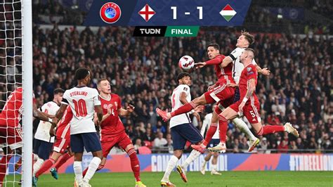 Inglaterra 1 1 Hungría Eliminatorias UEFA Resultado goles y resumen