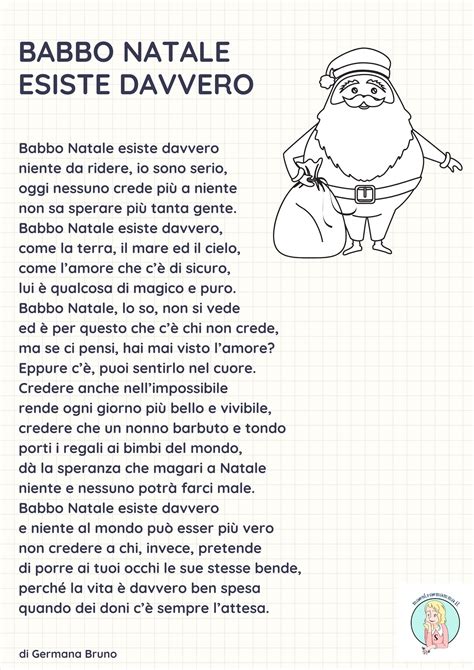 Poesia Di Natale Per Bambini Babbo Natale Esiste Davvero