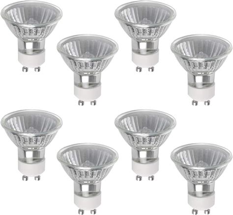 Witsun Gu10 35w Halogen Bulbs Pack Of 8 Gu10 Halogen Spotlights 220