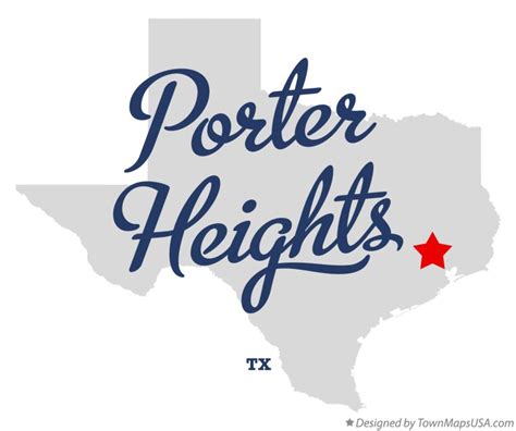 Map of Porter Heights, TX, Texas