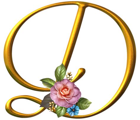 Sussurro De Amor Alfabeto Dourado Rosas Png