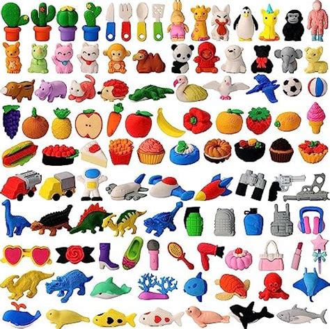 Maple Erasers For Kids Animal Erasers Pencil Erasers Kawaii