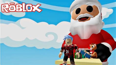 Escape Do Papai Noel No ROBLOX Escape Santa S Workshop Obby YouTube