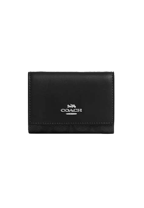 Buy Coach Coach Micro Wallet In Signature Canvas Graphiteblack Cm761 2024 Online Zalora