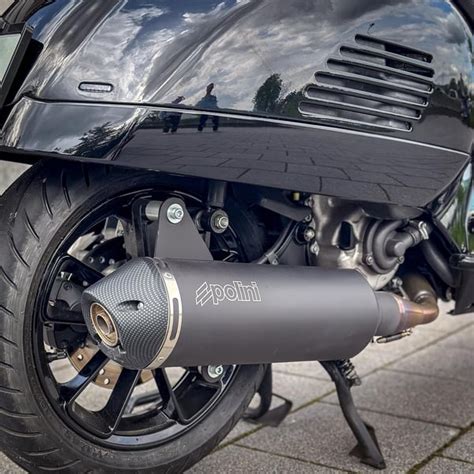 Racing Exhaust Polini Slip On Stainless Steel Silencer Color Silencer