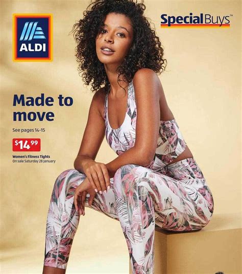 Womens Fitness Tights Offer At Aldi