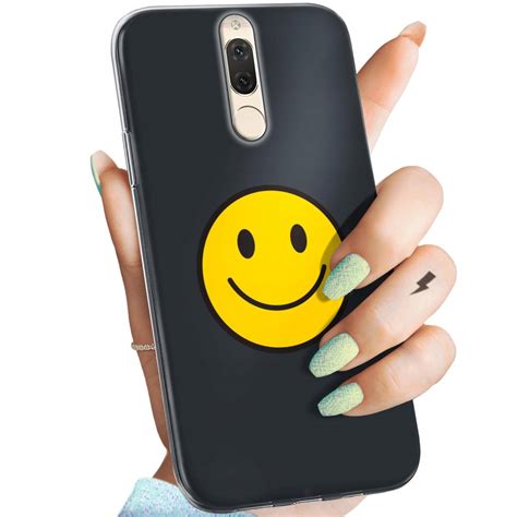 Etui Do Huawei Mate 10 Lite Wzory Uśmiech Smile Emoji Obudowa Pokrowiec