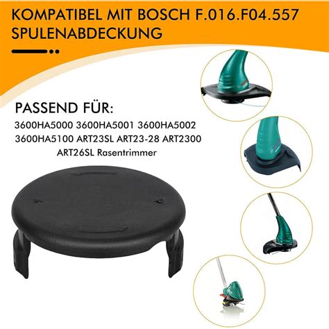 Spulenabdeckung für BOSCH ART 23 26 SL Rasentrimmer F016F04557 ART 2300