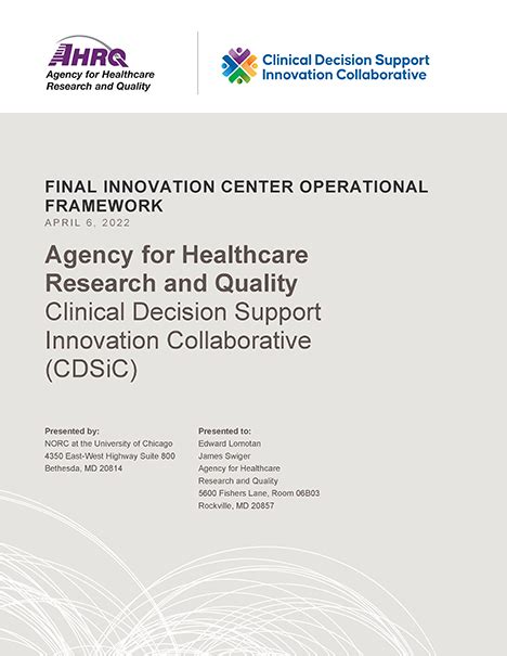 Cdsic Innovation Center Operational Framework Base Period Cdsic