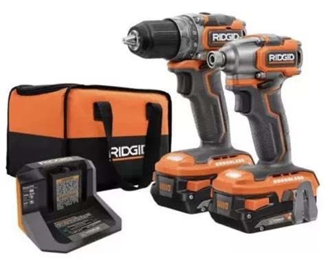 Ridgid R9780 Kit Taladro 1 2 Y Impacto 1 4 18v Brushlees2bat Envío gratis