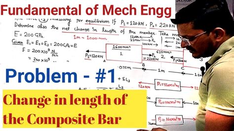 Composite Bar Problems Ii How To Solve Problem Of Composite Bar Ii