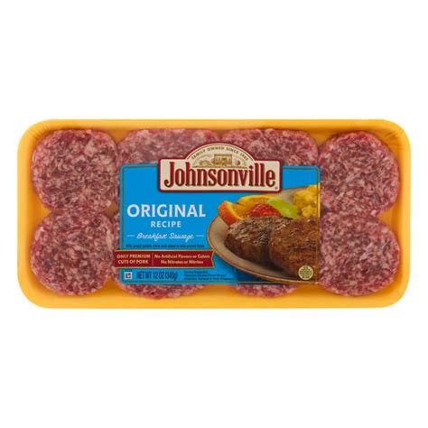 Save On Johnsonville Original Recipe Pork Breakfast Sausage Patties