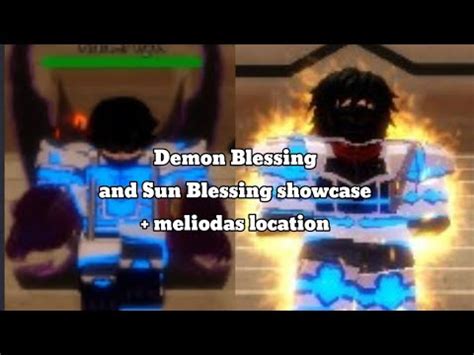 Demon And Sun Blessing Showcase Meliodas Location Legends Re