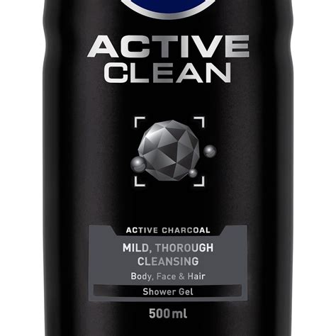 Nivea Men Active Clean Charcoal Shower Gel Ml Price Uses Side